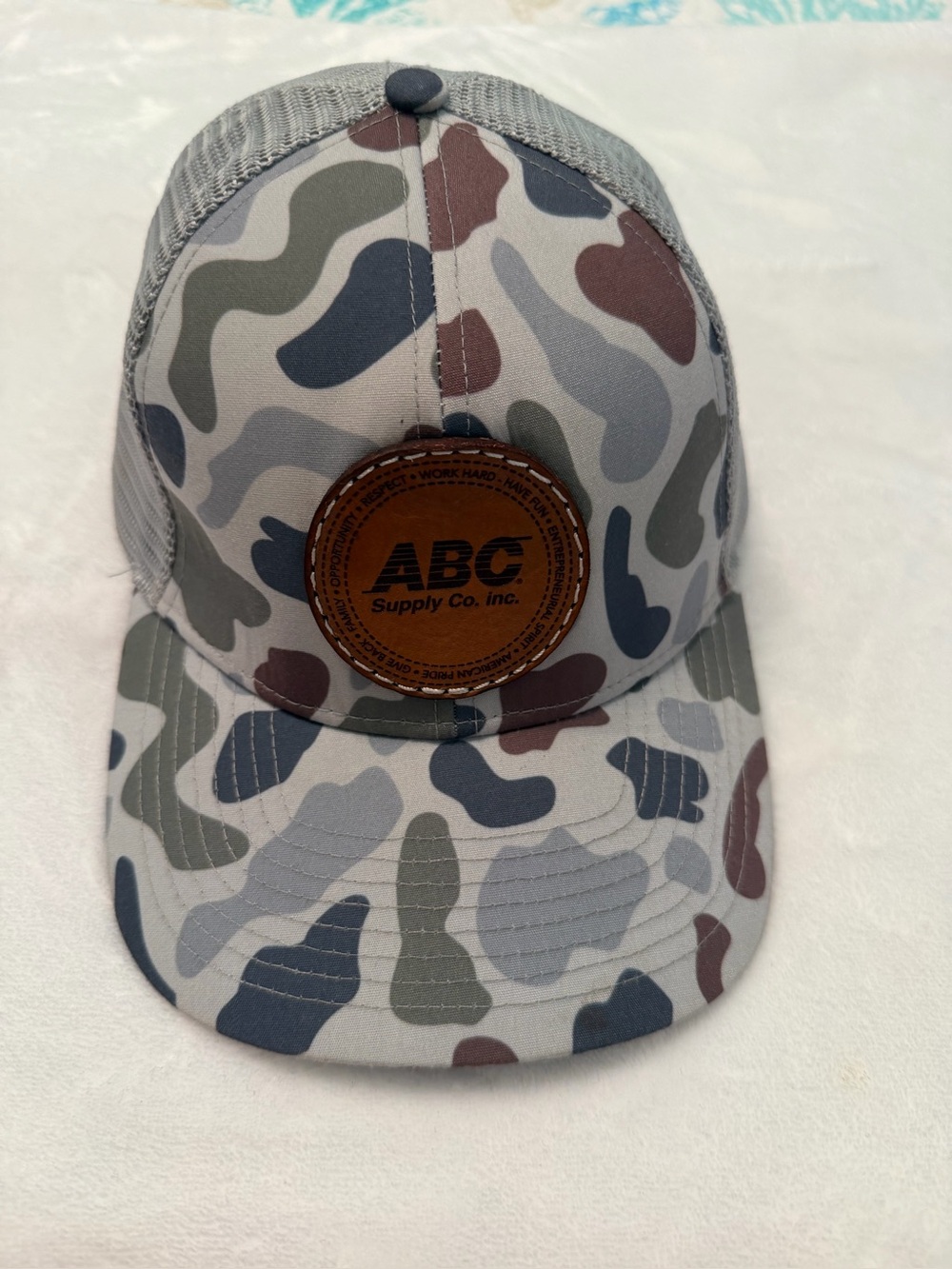 ABC Supply Co Camo Trucker Hat